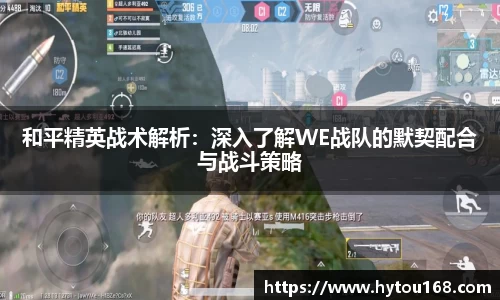 和平精英战术解析：深入了解WE战队的默契配合与战斗策略